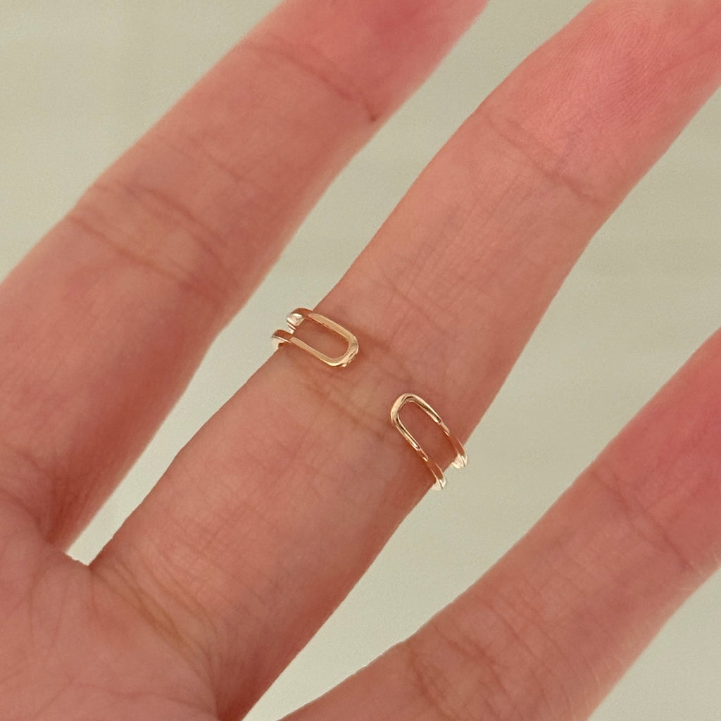 18K鑽叠圈戒指